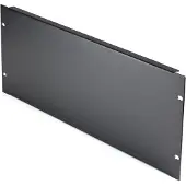 StarTech.com 4U Blank Panel for 19 tommers rack, Rack Mount Blanking Panel for Server / Network Racks &amp Cabinets, 4RU Rackmount Filler Panel / Spacer / Plates, Solid Panel, Cold-Rolled Steel, Bla