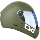 TSG Pass 2.0 Solid Color +Bonus Visor Hjelm grønn