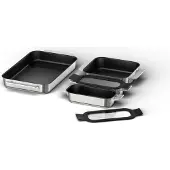 Bosch HEZ9FF040, Bakesett, , Ovn, Rustfritt stål, 3 stykker
