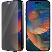 PanzerGlass Ultra-Wide Fit Privacy iPhone 14 Pro Max Skjermbeskytter - Svart