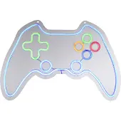 JUST LIGHT LED-vegglampe Neon Gamer, USB