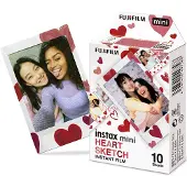 Fujifilm INSTAX MINI FILM HJERTE (10), 10 stk