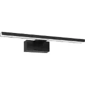 Eglo LED-vegglampe Conettilla, svart, bredde 40 cm, IP44, CCT
