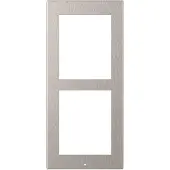 2N IP-Verso utenpåliggende ramme 2-modul, sølv