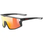 Uvex skyryse jr., Multisport, Gutt/Jente, Full rim, Svart, Rød