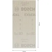 Bosch Accesorios Expert M480 93x186 Mm G180 Sandpapir 50 Enheter