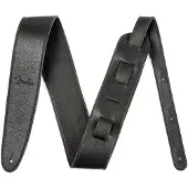 Fender Håndlaget Skinnreim for Gitar 25" Svart