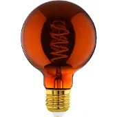 Eglo LED Globe E27 G95 4W Filament 2,000K kobber