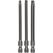 Bosch Powertools Bosch bitssett ekstra hard, 89 mm, T20/T25/T30 (3 deler)