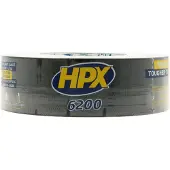 Hpx Gaffatape sort, 50 mm x 50 m
