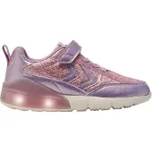 Hummel Sko m. Lys - Dagslys Glitter Jr - Sea Tåke - - 27 - Blinkende sko