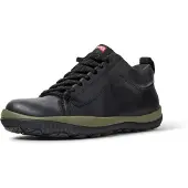Camper for man. K300285-047 Peu Pista GM multicolor leather sneakers (44), Black, Flat, Laces, Casual