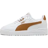 Puma Shuffle Downtown Sneakers Unisex, Shoes, White/Kona Brown, 44