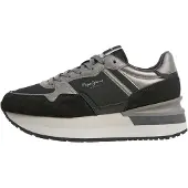 Pepe Jeans for woman. PLS600066 Nala Night Black Sneakers (38), 5 to 8 cm, Laces, Casual