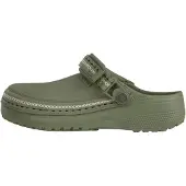 Crocs Classic Crafted Vegan Suede Stitch Sandaler grønn