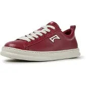 Camper for man. K101052-011 Leather shoes Runner Four burgundy (44), Flat, None, Casual
