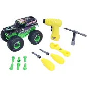 Monster Jam Mechanix 1:18 Build N ReBuild Grave Digger