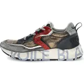 Voile Blanche for man. 2017465 Club01 gray, black Leather Sneakers (46), Flat, Laces, Casual, Grey