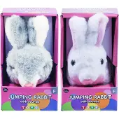 Impulse Toys hoppende kanin m/lyd 2-ass.