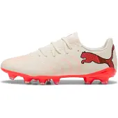 Puma FUTURE 9 PLAY FG/AG Football Boots Women, Shoes, Sugared Almond/White/Ultra Red, 39