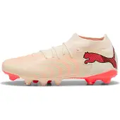Puma FUTURE 9 MATCH FG/AG Football Boots Unisex, Shoes, Sugared Almond/White/Ultra Red, 48
