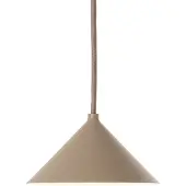 Frandsen hengelampe Grasp, sandgrå, Ø 15 cm, stikkontakt