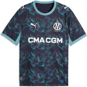 Puma Olympique de Marseille 26/27 Away Jersey Men, Men, Navy/Baltic Sea Blue, S