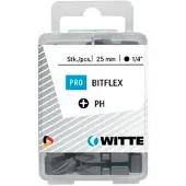 Witte Ph 1 Bitflex Kryssformede Bits 25 Stykker