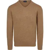 Steppin' Out Genser V-has Merinou Praine Brun Beige Størrese