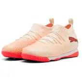 Puma FUTURE 9 MATCH IT Football Boots Youth, Football, Sugared Almond/White/Ultra Red, 34.5