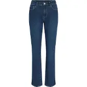 Vila Vialice Middels Høy Midje Straight Fit Jeans