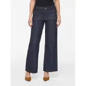 Vila Viflorie Mid-waist Jeans Med Vid Passform