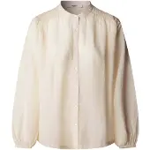 Pepe Jeans for woman. PL3051552 Jennias off-white blouse (XL), Casual, Cotton, Long sleeve