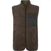 Didriksons Rasmus 2, Fleecevest, Herre, Dark Mocha