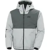 Helly Hansen for man. 53983 Ervik grey waterproof padded jacket (XL), Casual, Polyester, Outdoor
