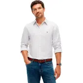 Tommy Hilfiger Mw0mw36238 Regular Fit Skjorte Med Lange Ermer