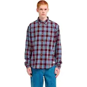 Element Button Down Flannel Regular Fit Skjorte Med Lange Ermer