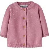 Name it Cardigan - Strikk - NbfLadot - Syrin/Lotus - - 68 - Cardigan