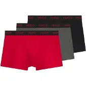 HUGO 50532611 Trunk Red Boxers 3 Enheter