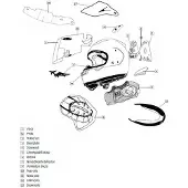 Arai Qv-p Hjelmens Fremre Luftventil