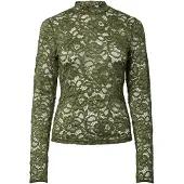 Y.A.S Yaslacey Lace Langermet Topp