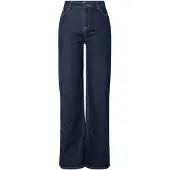 Pieces Pcsilke Mw Jeans Med Vid Passform