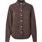 Pieces Pcsilke Denimskjorte