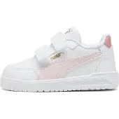 Puma Shuffle Downtown Sneakers Toddlers, Shoes, White/Powder Pink, 21