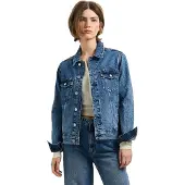 Pepe Jeans for woman. PL40244774S5 Crescent Trucker blue jacket (XL), Casual, Cotton, Denim