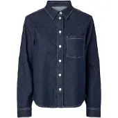 Pieces Pcsilke Denimskjorte