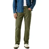 Pepe Jeans for man. PM20839580VB Green Straight Cash Jeans (33/32), Casual, Cotton