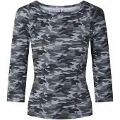 Pieces Pcphoebe Boatneck Topp Med 3/4 Ermer