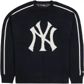 New Era Mlb Knit New York Yankees Genser