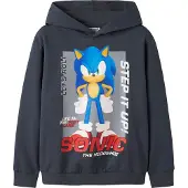 Name it Hettegenser - NkmAlfe - Sonic - Ombre Blue - - 11-12 år (146-152) - Hettegenser